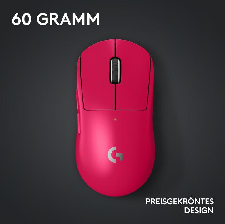 Image du produit Logitech G G Pro X Superlight 2 (Filaire, Sans fil)