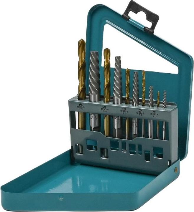 Actual product image ProPlus Extractor + left hand drill bit set 10 pieces