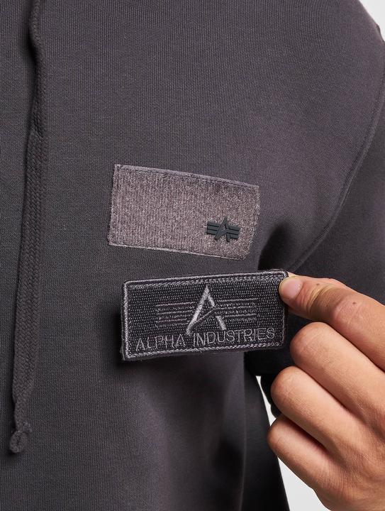 Image du produit Alpha Industries Sweat à capuche à rayures rouges - 93407 (S)