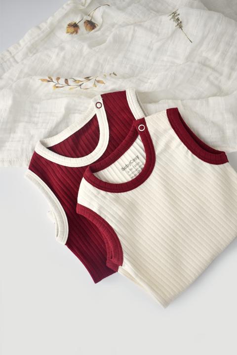 Produktbild BabyCosy Body. ärmellos. 2 Pack (62)