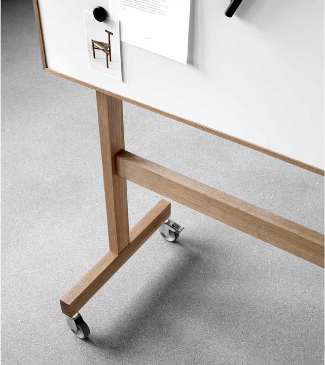 Produktbild Lintex Wood Mobile Whiteboard Schreibtafel (71 x 5 cm)