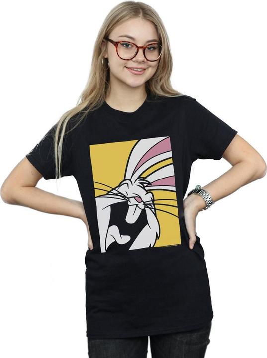 Immagine prodotto Looney Tunes Bugs Bunny Laughing Maglietta Ampia Donna (XL)