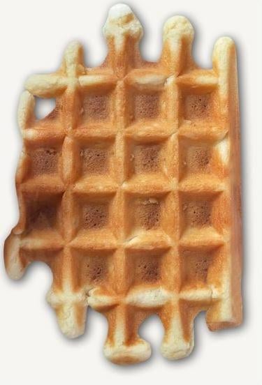 Actual product image Go Fitness Protein waffle (Vanilla, 1 pcs., 600 g)