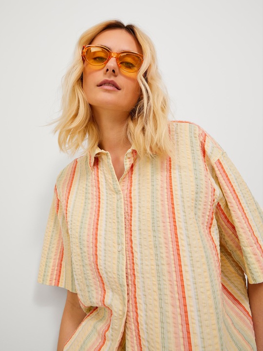 Immagine prodotto JJXX JXLiva - Camicia a maniche corte oversize (S)