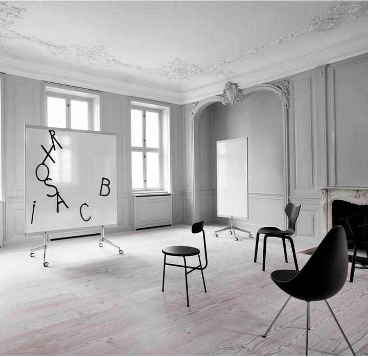 Produktbild Lintex M3 Doppelseitiges Mobiles Whiteboard Schreibtafel (150 x 190 cm)