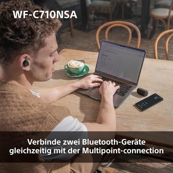 Produktbild Sony WF-C710NSA (Aktive Geräuschunterdrückung, 8.50 h, Kabellos)