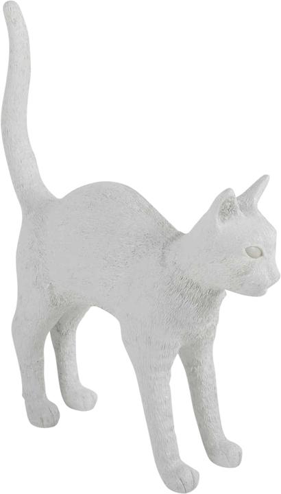 Actual product image Blow by Job&Seletti Jobby White Cat Lamp Rechargeable Table Lamp