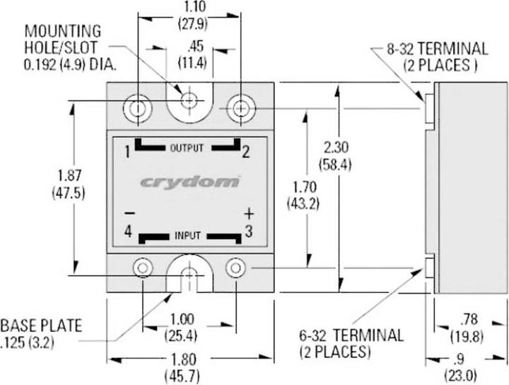 Produktbild Crydom Halbleiterrelais 1 St. H12WD48