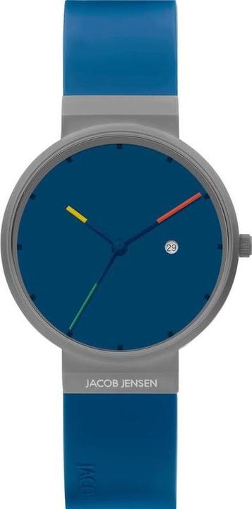 Produktbild Jacob Jensen Herren Uhr Analog Quarz 32020797 One Size - Blau (Analoguhr)