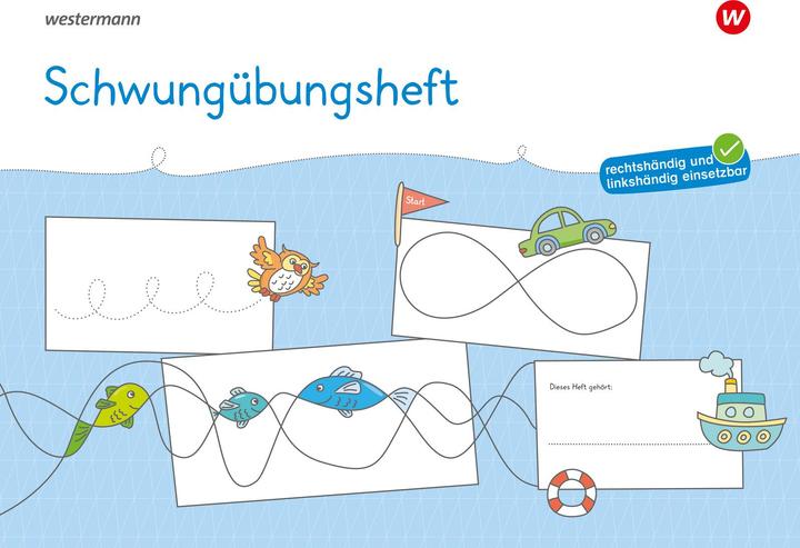 Produktbild Unterrichtsmaterialien Grundschule. Schwungübungsheft A3 (Deutsch, 2023)