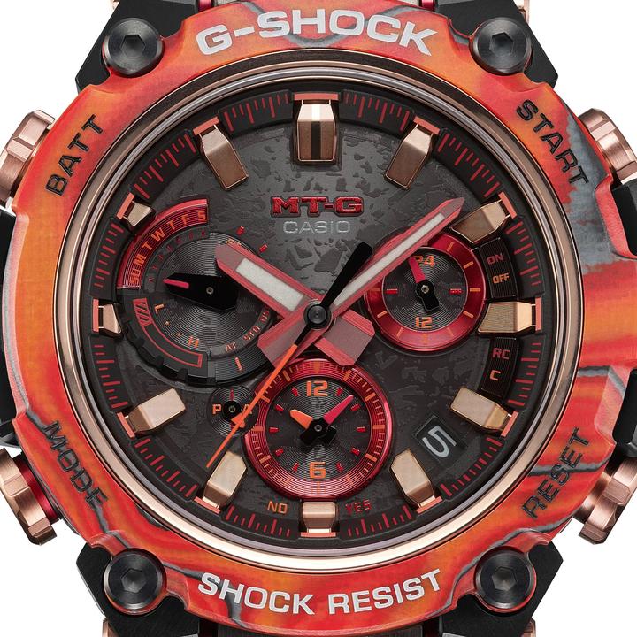 Immagine prodotto G-Shock MTG-B3000FR-1AER (Orologio con pietra preziosa, Orologio radiocontrollato, Cronografo, 51.90 mm)