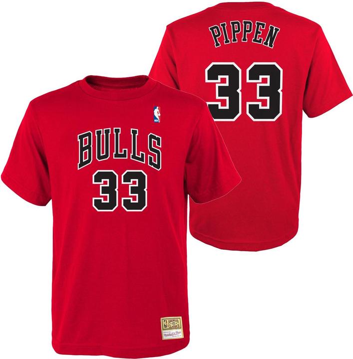 Immagine prodotto Mitchell & Ness Maglietta NBA Chicago Bulls Scottie Pippen Hardwood Classics - Uomo (S)