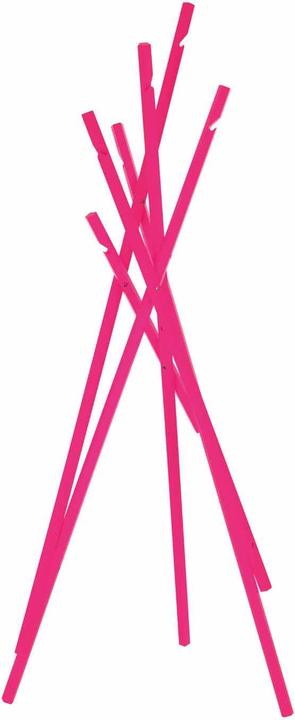 Neon pink lacquered, Oak