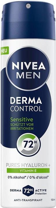 NIVEA MEN Deo Derma Control Spray Sensitive, 150 ml (Spray, 150 ml)