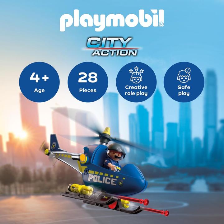 Immagine prodotto Playmobil 72080 Polizeihelikopter
