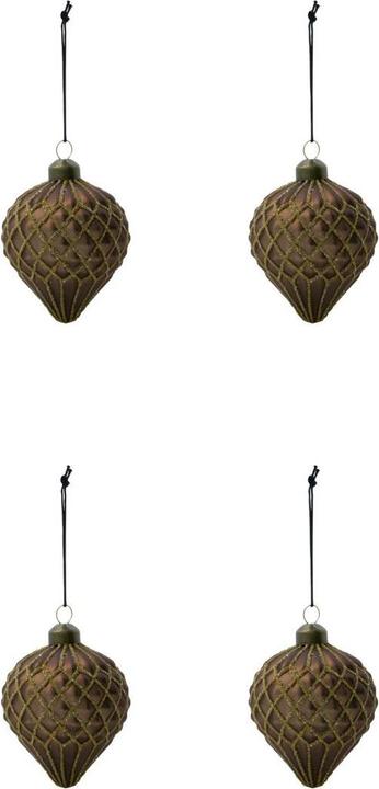 House Doctor Ornamenti, HDHinda, marrone (4x)