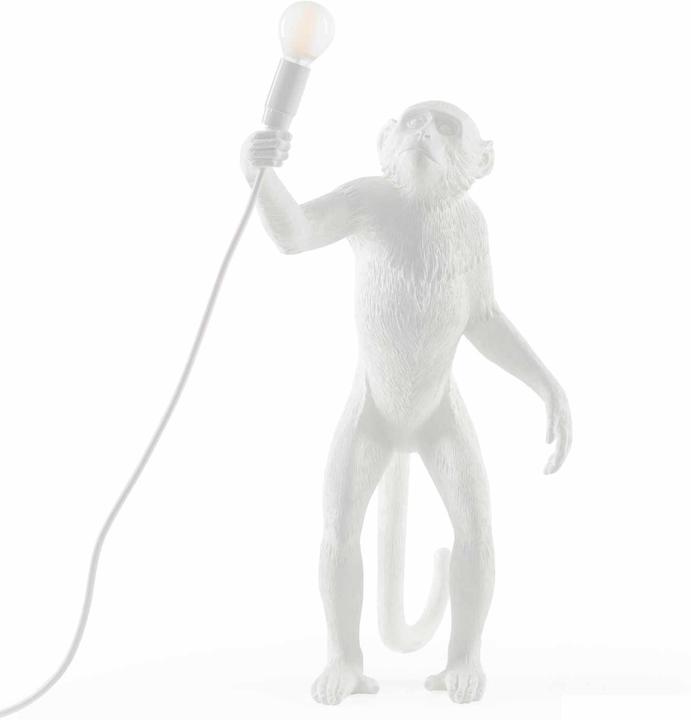 Produktbild Seletti Monkey Lamp White Led Leuchte (120 lm, E14)