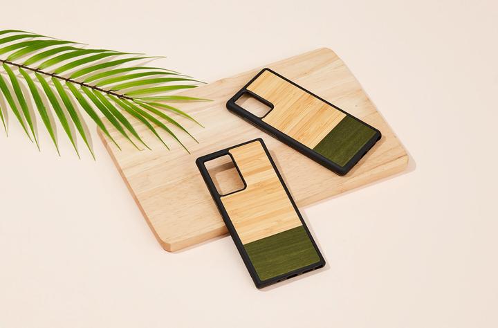 Produktbild Man.Wand &WOOD case for Galaxy Note 20 Ultra bamboo forest juodas (Samsung Galaxy Note 20 Ultra)