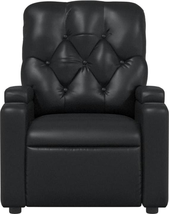 Produktbild VidaXL Relaxsessel Schwarz Kunstleder,Farbe: Schwarz,Material