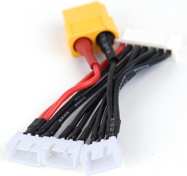 Actual product image OMP Hobby Charging cable XT60 to JST-XH 2S 3in1