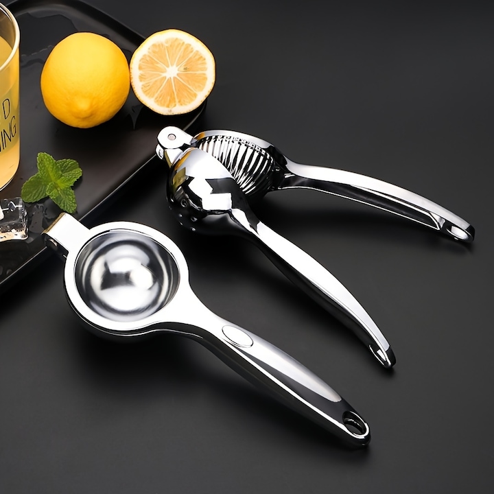 Actual product image PhoneLook Manuelle Zitruspresse aus Edelstahl für Zitrone und Limette