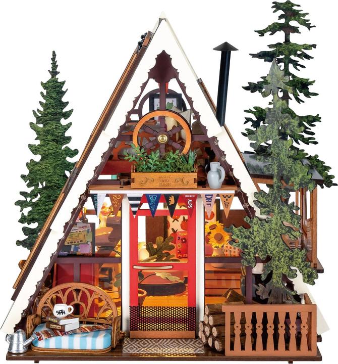 Image du produit Robotime Modellbausatz 'A-Frame Cabin'