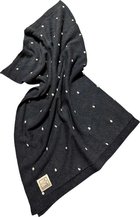 Immagine prodotto Kaiser Baby Coperta per bambini Nodi grigio scuro/nodo naturale 80 x 100 cm (80 x 100 cm)