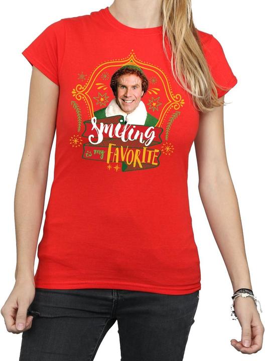 Immagine prodotto Elf Buddy Smiling Maglietta Donna (L)