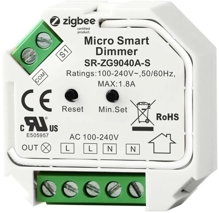 Produktbild Sunricher Funk-Dimmaktor ZigBee 3.0 400 W RC Single Line (Dimmaktor)