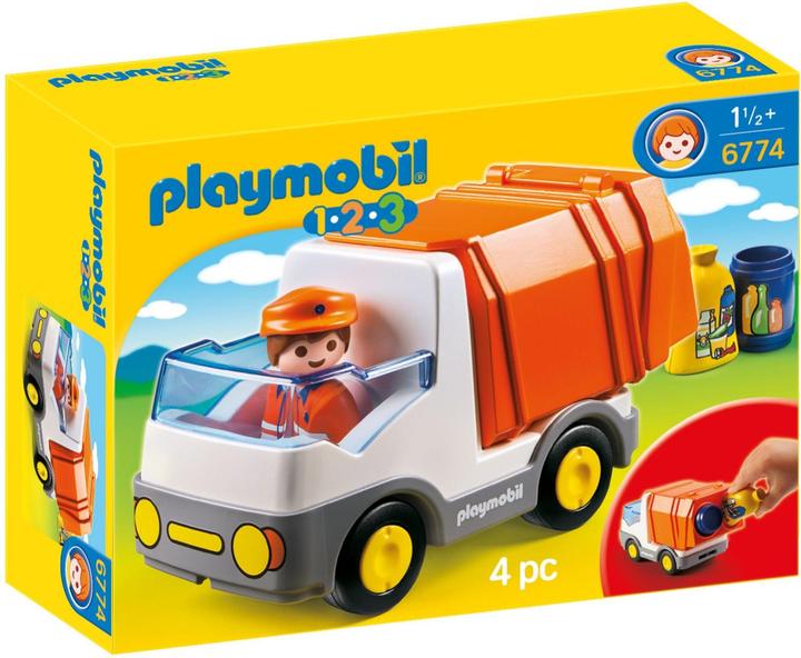 Immagine prodotto Playmobil Camion della spazzatura (6774, Playmobil 1.2.3)