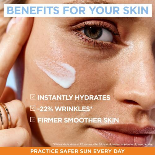 Image du produit Garnier Ambre Solaire Sensitive expert+ Anti-Age Super UV (Crème solaire visage, SPF 50, 50 ml, 70 g)