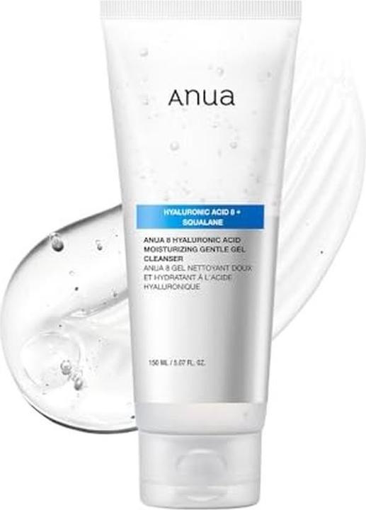 Actual product image Anua 8 Hyaluronic Acid Moisturizing Gentle Gel Cleanser - 150 Ml (Cleansing gel, 150 ml)