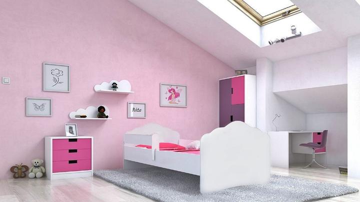 Actual product image ADRK Furniture Bed with mattress and railing CASIMO 140x70 (140 x 70 cm)