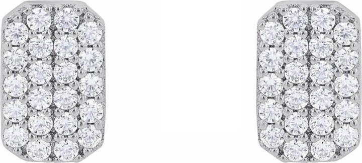 Immagine prodotto Amor Gioielli per orecchie da donna, argento 925, zirconi sintetici. (Argento 925)