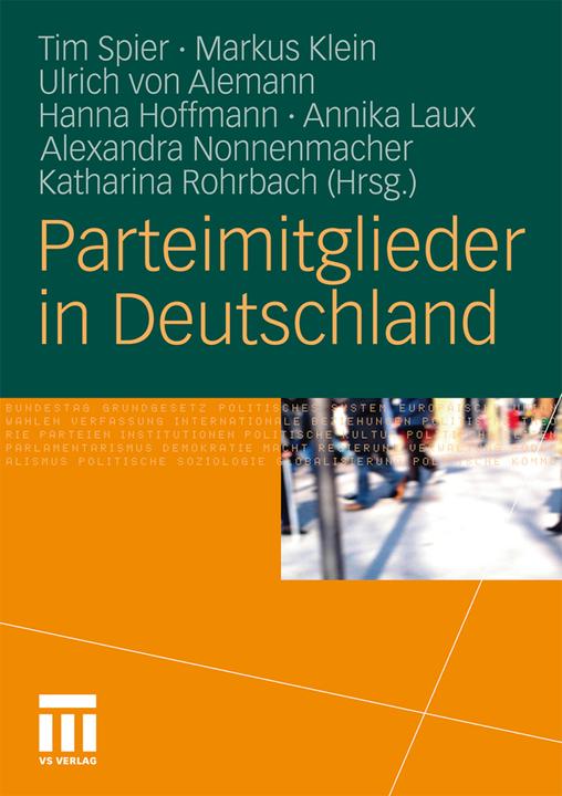 Produktbild Parteimitglieder in Deutschland (2011)