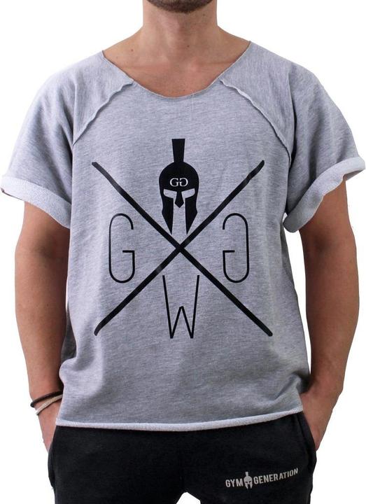 Image du produit Gym Generation T-shirt de bodybuilding rétro Grey (L)