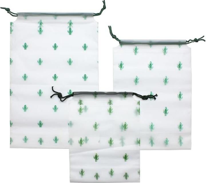 Immagine prodotto JTI Borsa portaoggetti in confezione da 3, cactus