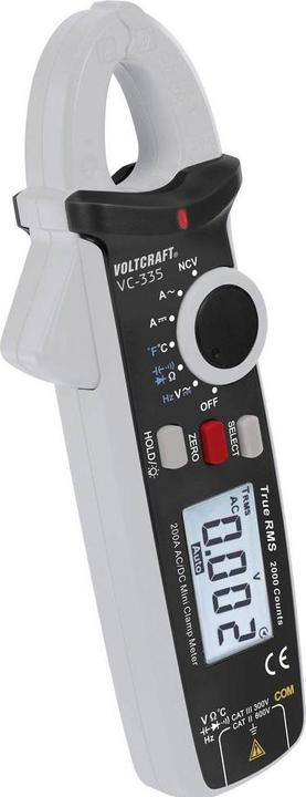 Produktbild Voltcraft AC/DC Mini ZangenDigitalmultimeter VC335 (CAT II 600V, CAT III 300V)