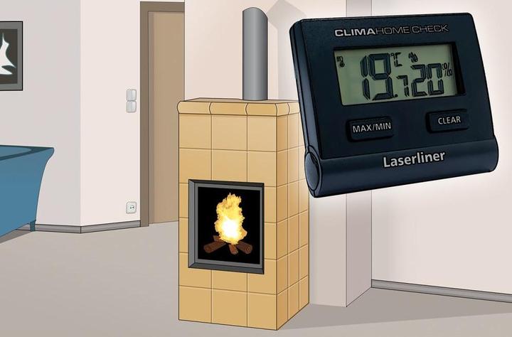 Produktbild Laserliner Thermo-/Hygrometer ClimaHome-Check Black Digital