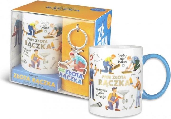 Nuance Handwerkerbecher + Schlüsselanhänger-Set