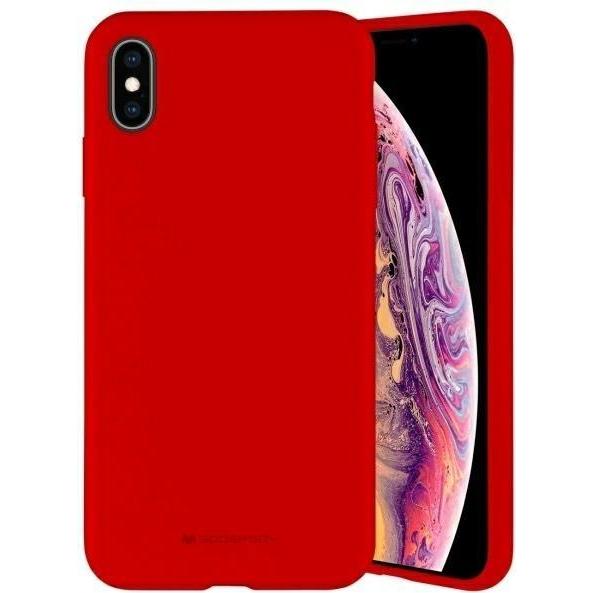 Mercury Silicone Samsung S21 + G996 red (Samsung Galaxy S21+), Smartphone Hülle, Rot