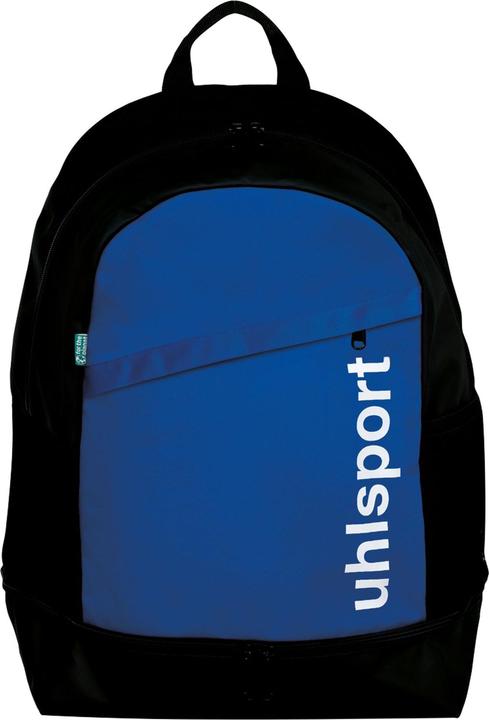 Azure blue, White, Black