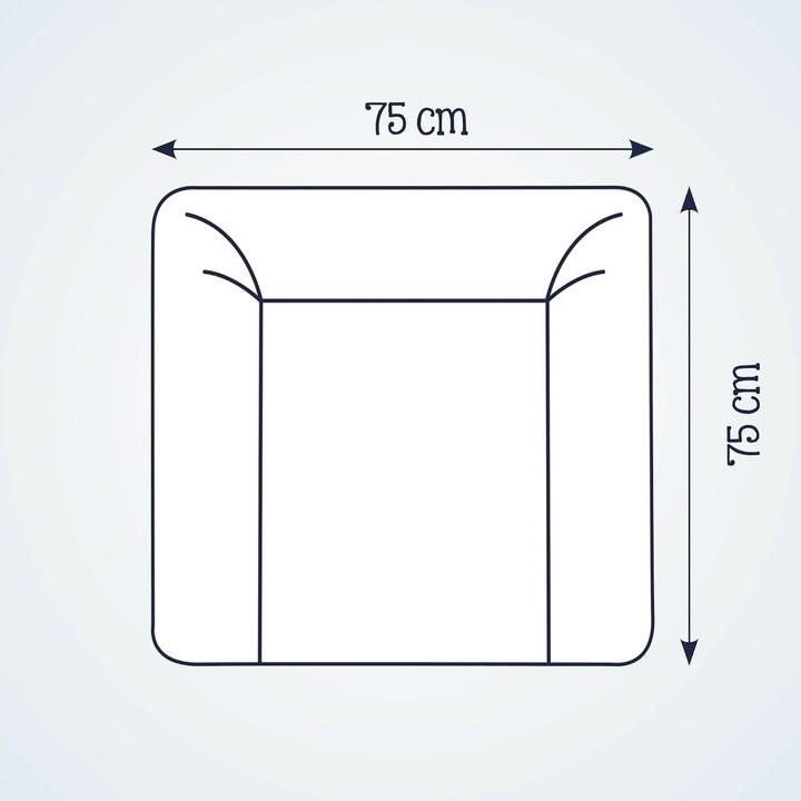 Actual product image Julius Zöllner Wickelauflage Softy Folie Leo Gr. 75/75