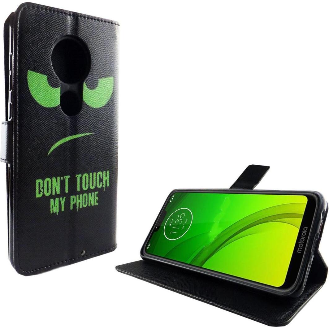 König Design Hülle Handy Schutz für Motorola Moto G7 Case Cover Tasche Wallet Etui Haynhülle (Motorola Moto G7), Smartph...