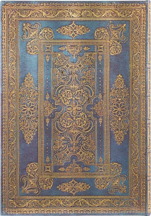 Image du produit Paperblanks Carnets à couverture rigide - Luxe Bleu - Grand - Non ligné (Blanc, Couverture rigide)