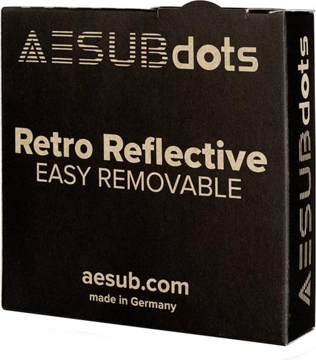 Actual product image Aesub dots retro easy remove 3 mm - Referenzpunkte mit leichter Klebekraft für optische Messverfahren