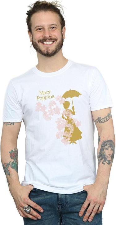 Produktbild Disney Mary Poppins Floral Silhouette TShirt (3XL)