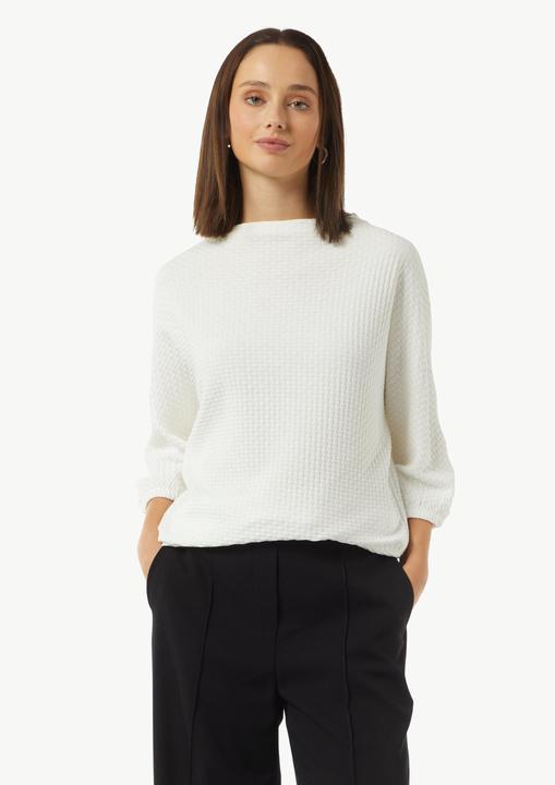 Actual product image Comma T-Shirt Strukturiertes Shirt mit Fledermausärmeln (44)