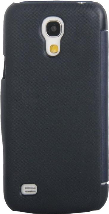 Produktbild König Design Handyhülle Tasche für Samsung Galaxy S4 mini i9190 dunkelblau gebürstet