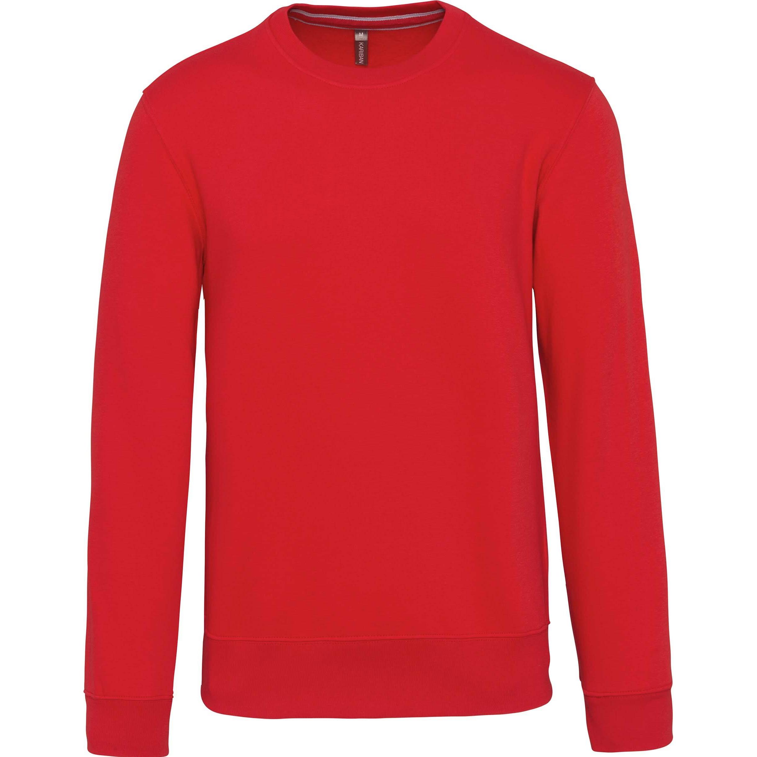 Kariban, Herren, Pullover, Col Rond bio, Blau, (XS)
